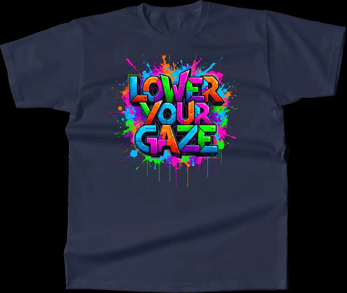 Lower You Gaze Cotton T-Shirt